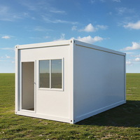 Conteneur de bureau modulaire préfabriqué Keesson, étanche, fabriqué en panneaux sandwich pour une utilisation en extérieur, pour abri de voiture