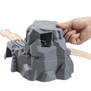 Treno binario ferroviario gioco gioco Set bambino giocattolo con Tunnel e binario veicolo ferroviario Tunnel di divertimento - Product Image 2