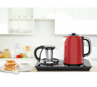 Bouilloire électrique Offre Spéciale avec maintien au chaud du thé Samovar ensemble de plateaux à thé cafetière turque automatique