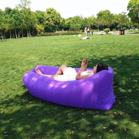 Canapé gonflable portable d'extérieur, lit gonflable pliable relax, remplissage, canapé-lit pour salon