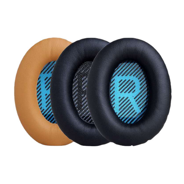 Wholesale High Quality OEM Replacement Earpads Ear Cushions Protein Leather Earpads for QC 15 25 35 45