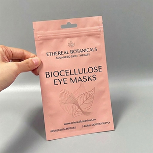 Sacchetto di Imballaggio in Plastica Personalizzato con Stampa, Chiusura <span class=keywords><strong>a</strong></span> 3 Lati, Busta Piatta per Accessori con Zip Lock - Product Image 1