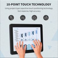 Écran tactile mural commercial et industriel Touchwo de 21,5 pouces avec interface série, moniteur tactile PCAP de 21,5 pouces