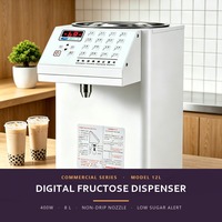 Distributeur de fructose numérique électrique anti-goutte avec buse 304, température constante, alerte faible teneur en sucre, en acier inoxydable pour usage domestique