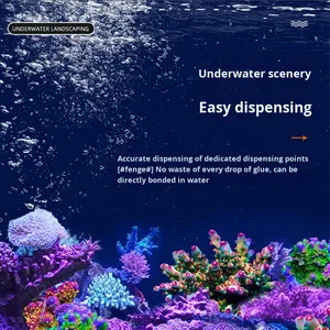 Mai Guang Moderne Koraal Landschapsarchitectuur Lijm Speciale <span class=keywords><strong>Aquarium</strong></span> Lijm Voor Snelle Stolling Van Koraal En Levende Rotsen Onder Water - Product Image 3