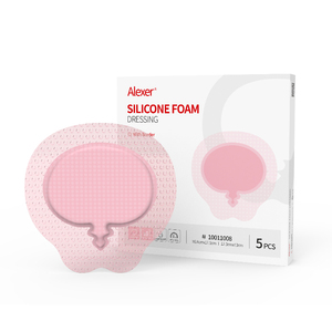 Alexer medicazione in schiuma per la cura delle ferite prodotti medici monouso per medicazione in schiuma di Sacrum per piaghe da decubito - Product Image 4