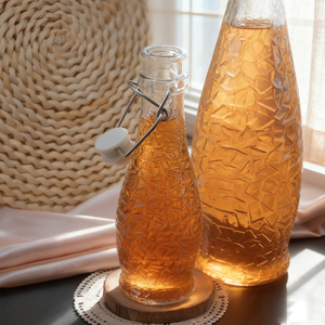 Pot <span class=keywords><strong>hermétique</strong></span> à <span class=keywords><strong>bouchon</strong></span> oscillant en verre de qualité alimentaire de 34oz, stockage <span class=keywords><strong>hermétique</strong></span> de vinaigre/sauce/boisson froide, cuisine française - Product Image 6