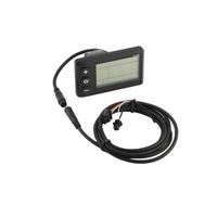 Pantalla Universal de 24V 36V 48V 52V 60V para Bicicletas Eléctricas y Patinetes Eléctricos + Cable de Conexión Impermeable