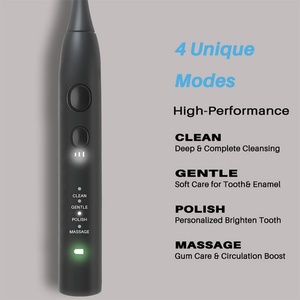 Cepillo de Dientes Sónico LED con Cerdas de Nylon Suaves, Blanqueamiento Dental con Luz Azul, Resistente al Agua IPX7, Recargable, Carga Magnética, Carga en Pared - Product Image 4