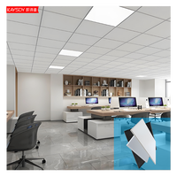 Placas de Techo Acústicas de Aluminio Suspendidas, Ignífugas y Perforadas para Hoteles y Hospitales, Fácil Instalación, Rejilla de Techo