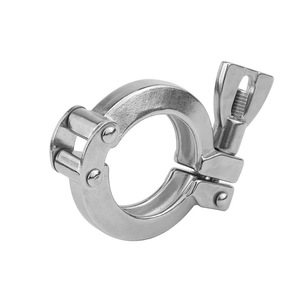 Abrazadera de Doble Pinza Sanitaria de Acero Inoxidable Conan 304 13SF, Abrazadera de Tubería Métrica de Alta Resistencia - Product Image 1