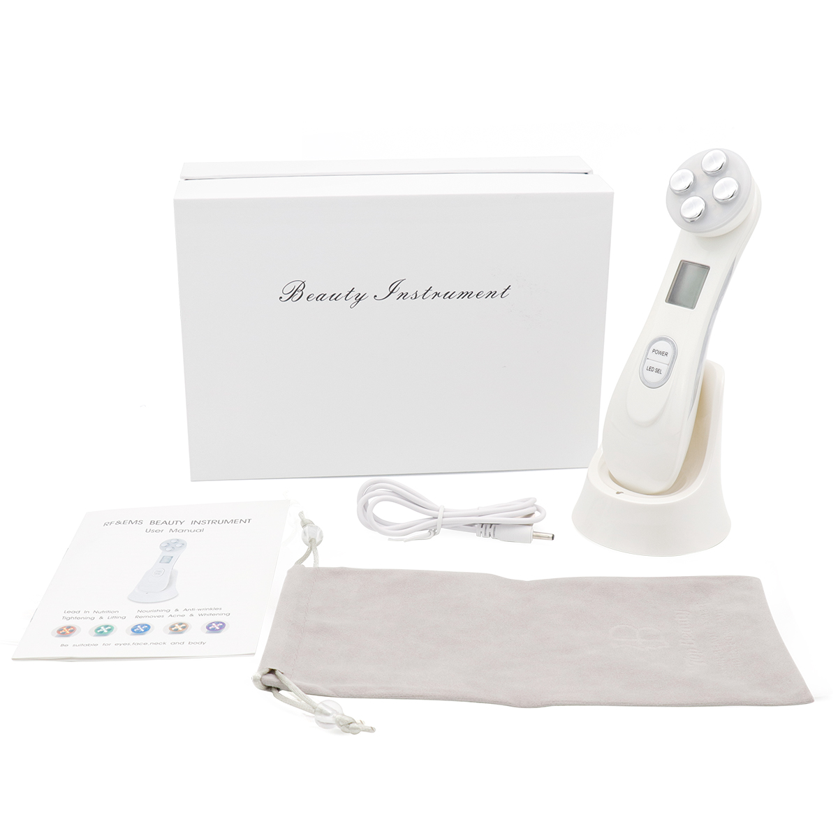 Beauty Massager Hot Cold Hammer Ultrasonic Cryotherapy Facial Lifting Massager Face Body Spa Ion Beauty machine