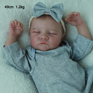 Poupée bébé reborn mignonne en gros pour les enfants, cadeaux pour filles, jouet réaliste de nouveau-né simulé, accessoires de jeu d'imitation - Product Image 6
