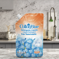 OEM 500ml, fabrication, vente directe, liquide de lavage à la mousse riche de haute qualité, détergent à lessive solide pour élimination des taches, liquide dans un sac