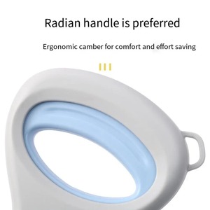 Pala portátil de plástico respetuosa con el medio ambiente para perros, mango corto irrompible, fácil de limpiar, pala antiadherente para caca para perros y gatos - Product Image 5