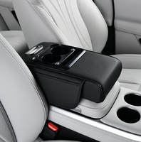 Prix de Gros Nouveau Style Boîte d'Accoudoir de Voiture Multifonctionnelle Rangement Téléphone Avant Support Tasse et Mouchoirs