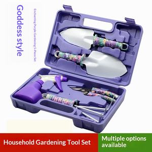 Three-piece Flower Planting Tool Set with PP Plastic Handle for Potted Plants and Bonsai <strong>Gardening</strong> - Product Image 2