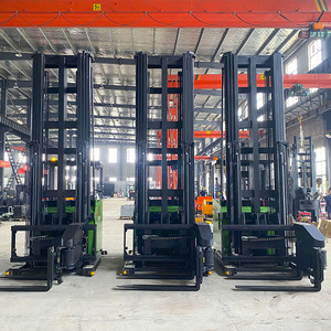 Chariot élévateur à trois voies 1,5T, hauteur de levage 9000 mm, entraînement Curtis, batterie au lithium, mât haute résistance, vue grand angle - Product Image 2