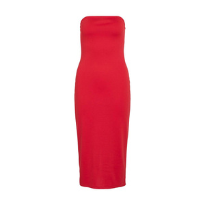 ชุดเดรสบอดี้คอนแขนกุดสำหรับผู้หญิง ทำจากผ้าเนื้อหนา เหมาะสำหรับเป็นชุดไปงานแต่งงาน ชุดเดรสฤดูร้อนทรงบอดี้คอนที่มีเสน่ห์เรียบง่ายและมีสไตล์ - Product Image 1