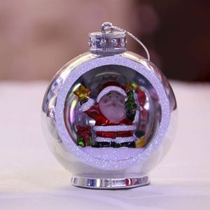 Hot Selling Snowman Santa in Christmas Decoration Ball with Mini Led <b>Light</b> up for Christmas <b>Tree</b> Ornament or Party Table Decor - Product Image 6