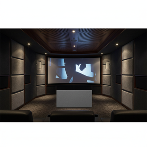 Panneaux acoustiques Qinsound, isolation phonique, cinéma, <span class=keywords><strong>film</strong></span>, panneaux en tissu ignifuge pour bureau, salon - Product Image 1