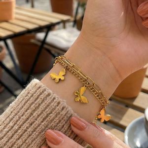 Pulsera luminosa con diseño de canal recomendado, regalo festivo para mujer, chapado ecológico - Product Image 2