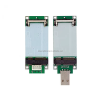 PCIE adaptor pcie ke USB Mini, papan pengembangan khusus NGFF ke mini PCIE untuk papan adaptor modul 3G 4G dengan soket kartu SIM/UIM