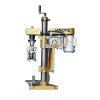 Machine de scellage de capsules thermorétractables en PVC pour bouteilles de vin, d'huile d'olive et de produits culinaires, semi-automatique
