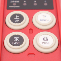 Télécommande sans fil robuste UK-4S à 4 boutons, vitesse unique, étanche IP67 pour levage de charges dans la construction