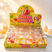 Jouet à presser en forme de poire très populaire, jouet à presser en forme de fruit rempli de vaseline hautement transparente, jouet de décompression mignon en forme de poire pour enfants