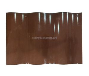<span class=keywords><strong>Precio</strong></span> al por Mayor de <span class=keywords><strong>Tejas</strong></span> <span class=keywords><strong>Solares</strong></span> Flexibles Onduladas de 50W en Color Terracota, con Tecnología SunPower de Alta Eficiencia - Product Image 1