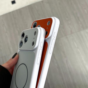 Nueva Funda Acrílica Simple para iPhone 17 PM, 16 Pro Max, Cubierta Protectora Magnética, Antigolpes para iPhone 15 - Product Image 5