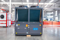 Pompe à chaleur air-eau commerciale 85 kW avec réfrigérant R-32, 380 V, température de fonctionnement de -30 à 45 °C, pour le chauffage des petites entreprises et des bureaux