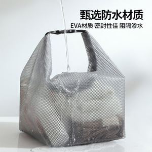 Waterproof EVA Cosmetic Bag <b>Large</b> Capacity Travel Storage Portable Toiletry Bag for Trip - Product Image 5