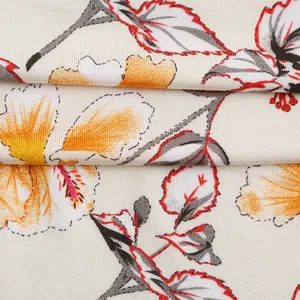 ผ้าไม้ไผ่เนื้อนุ่มสำหรับเดรสผ้าไหมพิมพ์ลายดิจิทัลผ้าไม้ไผ่รีไซเคิลออร์แกนิกแบบกำหนดเองสินค้าใหม่ - Product Image 5