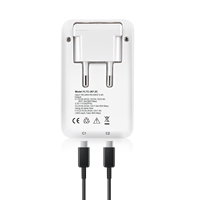 Cargador GaN Rápido de 35W con Doble USB-C, Enchufe Plegable, Adaptador Portátil de Carga Rápida para Teléfono Móvil y Tableta
