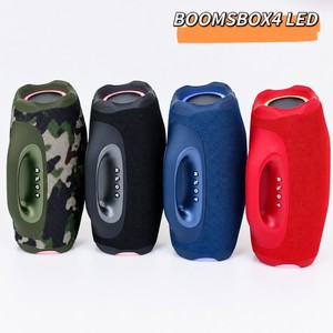 ลำโพงบลูทูธไร้สาย Super Boombox 4 LED พกพา พร้อมไฟ RGB กันน้ำ มีหูหิ้ว รุ่น Boombox4 LED สำหรับใช้ในบ้าน ของขวัญ งานปาร์ตี้ ฟังวิทยุ FM - Product Image 6