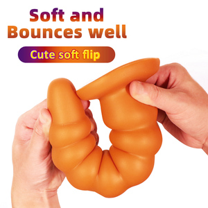 Dildo dalla forma speciale, in silicone di alta qualità, con potenti ventose, adatto a molteplici scenari. - Product Image 3