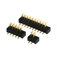 Tipe Pisau 90 °   Kunci Pintu Pintar Notebook Berlapis Emas Drone 3~14P Soket Pria Wanita Sisipan Samping Sisipan Bengkok Baterai PCB 2.5