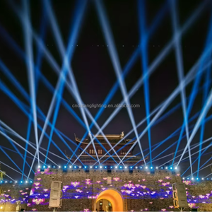 Projecteur LED multifonction à tête mobile avec étanchéité IP65 et couleur personnalisable pour spectacles lumineux, événements nocturnes et expositions - Product Image 1