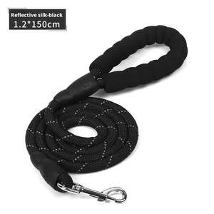 Futrepets tali nilon 1.5m, bundar EVA, tali traksi anjing kepang reflektif, tali panjat kepang tahan lama, tali hewan peliharaan - Product Image 3