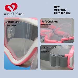 Gafas de Buceo Antivaho para Niños, Lentes de Vidrio Templado de Silicona Completamente Secas, Diadema Tejida, Máscara de Snorkel, Modelo Hecho en China - Product Image 3