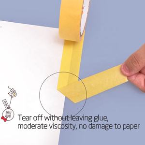 Ruban de masquage en papier kraft pour usage intérieur et extérieur, facile à utiliser, prix usine, ruban de masquage bleu original, fournitures de peinture pour la maison - Product Image 5