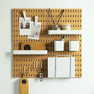 多功能厨房金属钉板展示储物架悬挂壁挂支架钉板壁挂组织器