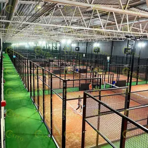 EXITO Factory Panoramic Padel Tennis Court With Roof