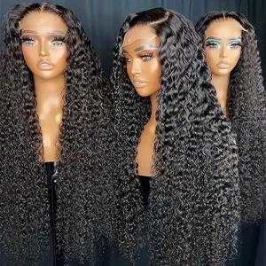 Mode transfrontalière marron foncé 13*4 petit tube d'enveloppement bouclé perruque <span class=keywords><strong>afro</strong></span> bouclée naturel réaliste toutes les couleurs teintable pour la vente à chaud - Product Image 2