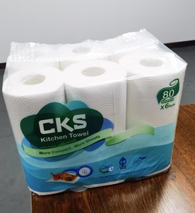 Chất lượng cao thân thiện với môi OEM in nổi khăn bếp tùy chỉnh nhà bếp giấy cuộn - Product Image 3