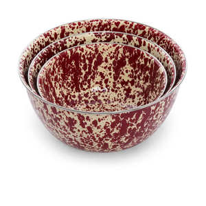 OEM環境にやさしい食品グレードのアンティークココナッツエナメル装飾金属鋼エナメル製品ウォーターボウル - Product Image 3