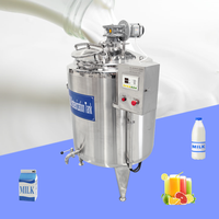 Machine de pasteurisation de lait compacte 100L 300L, cuve de pasteurisation, générateur de vapeur pour lait de coco et eau