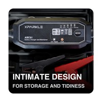 Chargeur de batterie de voiture automatique 12V certifié CE IP65, chargeur de batterie de moto avec fonction de réparation de batterie